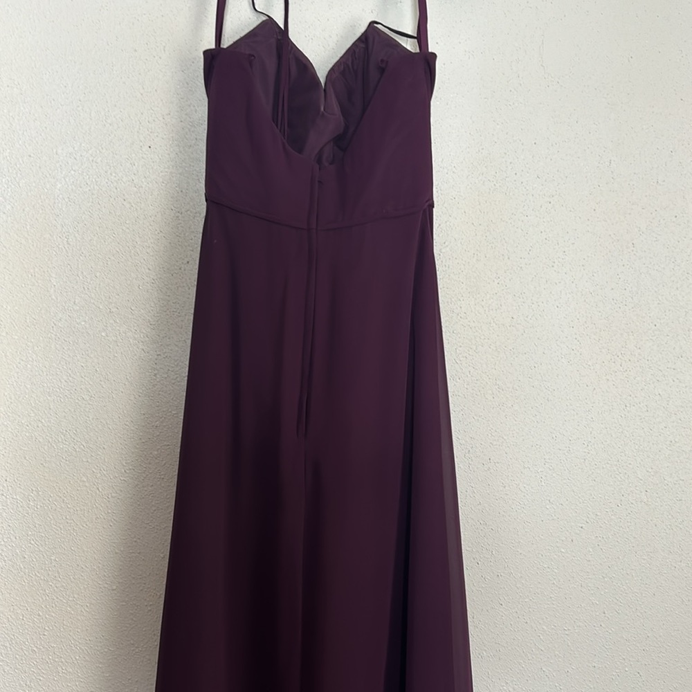 Morilee by Madeline Gardner Eggplant Colored Bridesmaid’s Dress Used Once